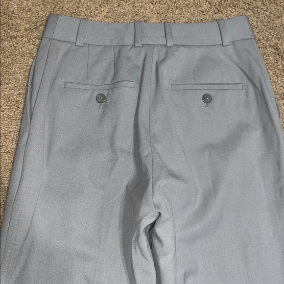 Aritzia Babaton Agency Trouser Pant City Wool High Waist Straight Leg Gray 2 - Picture 6 of 10